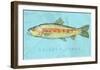 Rainbow Trout-John W^ Golden-Framed Art Print