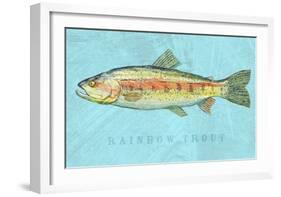 Rainbow Trout-John W^ Golden-Framed Art Print