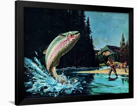 Rainbow Trout-Bruce Bontrager-Framed Giclee Print