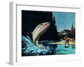 Rainbow Trout-Bruce Bontrager-Framed Giclee Print