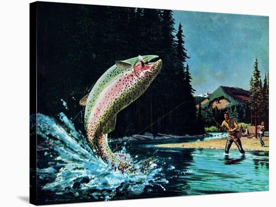 Rainbow Trout-Bruce Bontrager-Stretched Canvas