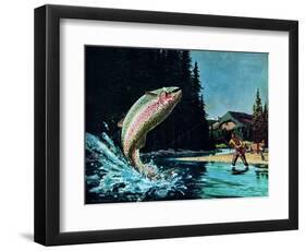 Rainbow Trout-Bruce Bontrager-Framed Premium Giclee Print