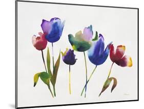 Rainbow Tulips 2-Paulo Romero-Mounted Art Print