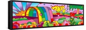 Rainbow Tunnel-Howie Green-Framed Stretched Canvas