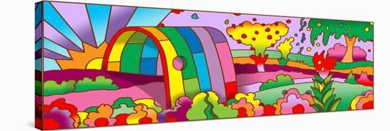 Rainbow Tunnel-Howie Green-Stretched Canvas