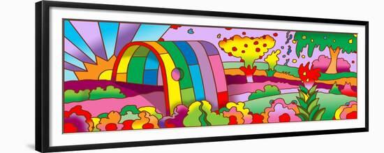 Rainbow Tunnel-Howie Green-Framed Giclee Print