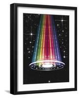 Rainbow UFO-Sasha-Framed Giclee Print