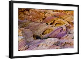 Rainbow Vista, Valley of Fire State Park, Overton, Nevada, USA-Michel Hersen-Framed Photographic Print