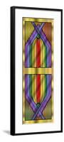 Rainbow Wall Hanging-Art Deco Designs-Framed Giclee Print