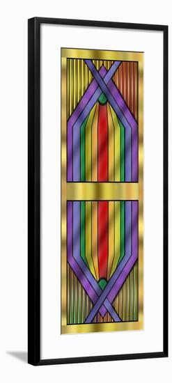Rainbow Wall Hanging-Art Deco Designs-Framed Giclee Print