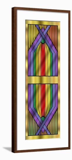 Rainbow Wall Hanging-Art Deco Designs-Framed Giclee Print