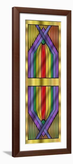 Rainbow Wall Hanging-Art Deco Designs-Framed Giclee Print