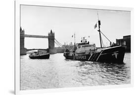 Rainbow Warrior in London-null-Framed Photographic Print