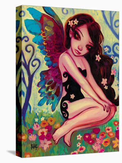 Rainbow-Winged Guardian-Natasha Wescoat-Stretched Canvas