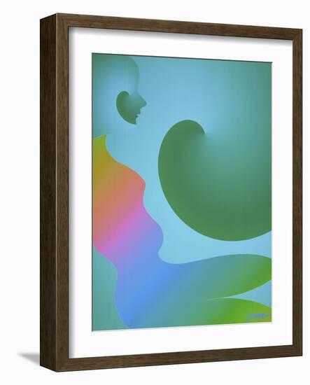 Rainbow Woman-Diana Ong-Framed Giclee Print