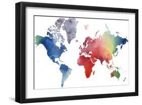 Rainbow World-Grace Popp-Framed Art Print