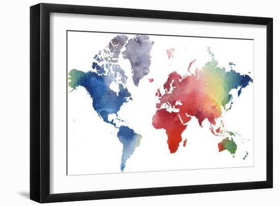 Rainbow World-Grace Popp-Framed Art Print