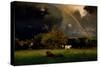 Rainbow-George Inness-Stretched Canvas