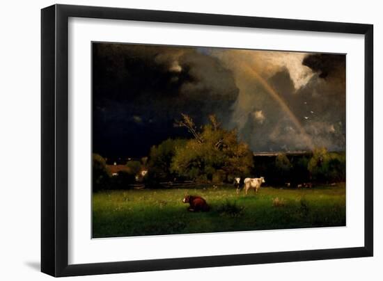 Rainbow-George Inness-Framed Giclee Print