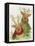 Raindeers with Scarves-Beverly Johnston-Framed Stretched Canvas