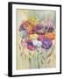 Raindrop Blooms-Lora Gold-Framed Art Print