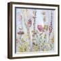 Raindrop Garden-Lora Gold-Framed Art Print