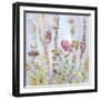 Raindrop Garden-Lora Gold-Framed Art Print