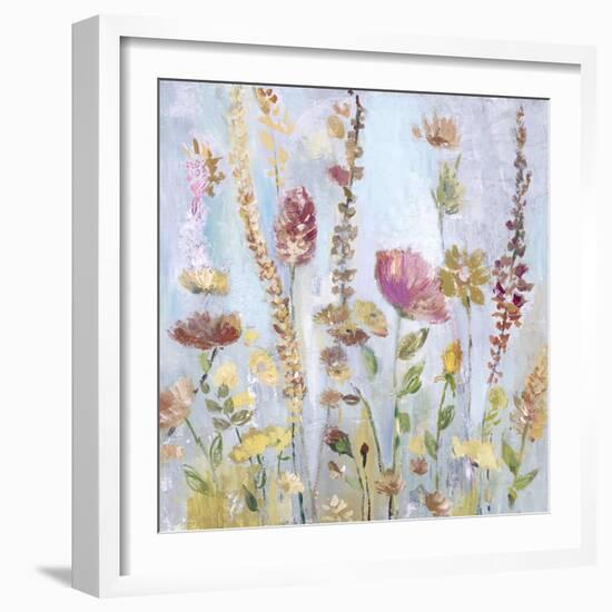 Raindrop Garden-Lora Gold-Framed Art Print