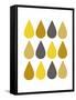 Raindrops II-Chariklia Zarris-Framed Stretched Canvas