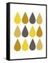 Raindrops II-Chariklia Zarris-Framed Stretched Canvas