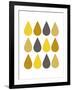 Raindrops II-Chariklia Zarris-Framed Art Print