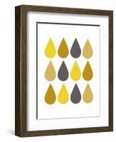 Raindrops II-Chariklia Zarris-Framed Art Print