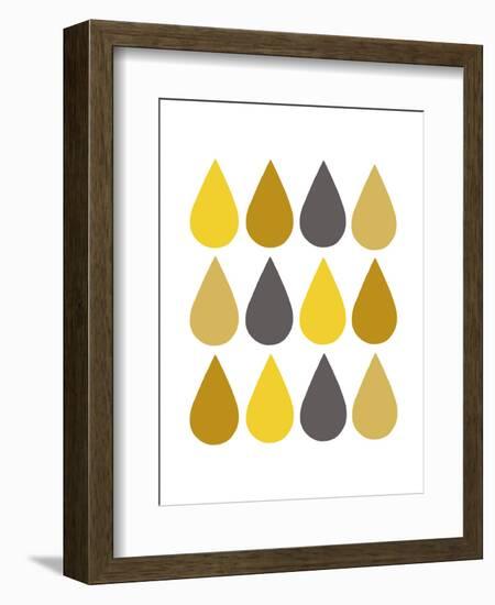 Raindrops II-Chariklia Zarris-Framed Art Print