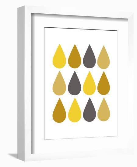 Raindrops II-Chariklia Zarris-Framed Art Print