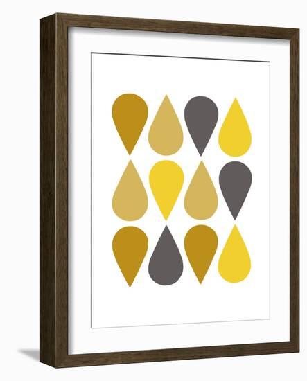 Raindrops III-Chariklia Zarris-Framed Art Print