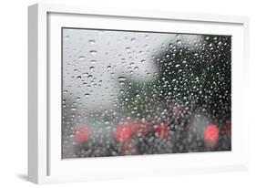 Raindrops on Glass-Jillian Melnyk-Framed Photographic Print