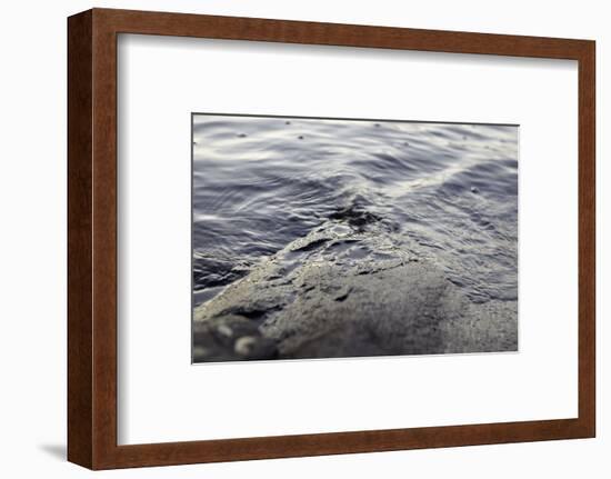 Raindrops on the lake Stora Le, Sweden-Andrea Lang-Framed Photographic Print