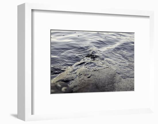 Raindrops on the lake Stora Le, Sweden-Andrea Lang-Framed Photographic Print