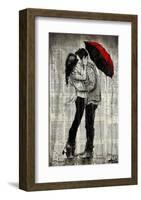 Rainfall and Kisses-Loui Jover-Framed Art Print