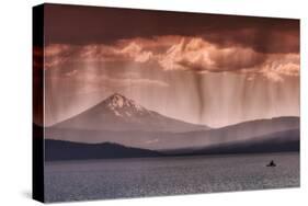 Rainfall at Klamath Lake-Vincent James-Stretched Canvas