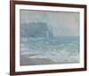 Rainfall, Etretat, 1886-Claude Monet-Framed Premium Giclee Print