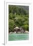 Rainforest and a Wooden Cabin of the 'Bagus Place-Andrey Zvoznikov-Framed Photographic Print