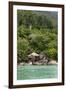 Rainforest and a Wooden Cabin of the 'Bagus Place-Andrey Zvoznikov-Framed Photographic Print