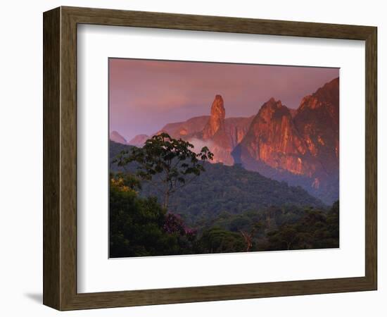 Rainforest and Mountains-Kevin Schafer-Framed Photographic Print