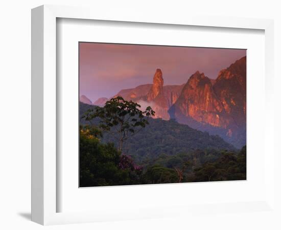 Rainforest and Mountains-Kevin Schafer-Framed Photographic Print