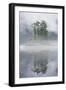 Rainforest Islands in Fog in Alaska-Paul Souders-Framed Premium Photographic Print