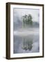 Rainforest Islands in Fog in Alaska-Paul Souders-Framed Photographic Print