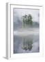 Rainforest Islands in Fog in Alaska-Paul Souders-Framed Photographic Print