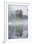 Rainforest Islands in Fog in Alaska-Paul Souders-Framed Photographic Print