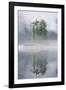 Rainforest Islands in Fog in Alaska-Paul Souders-Framed Photographic Print